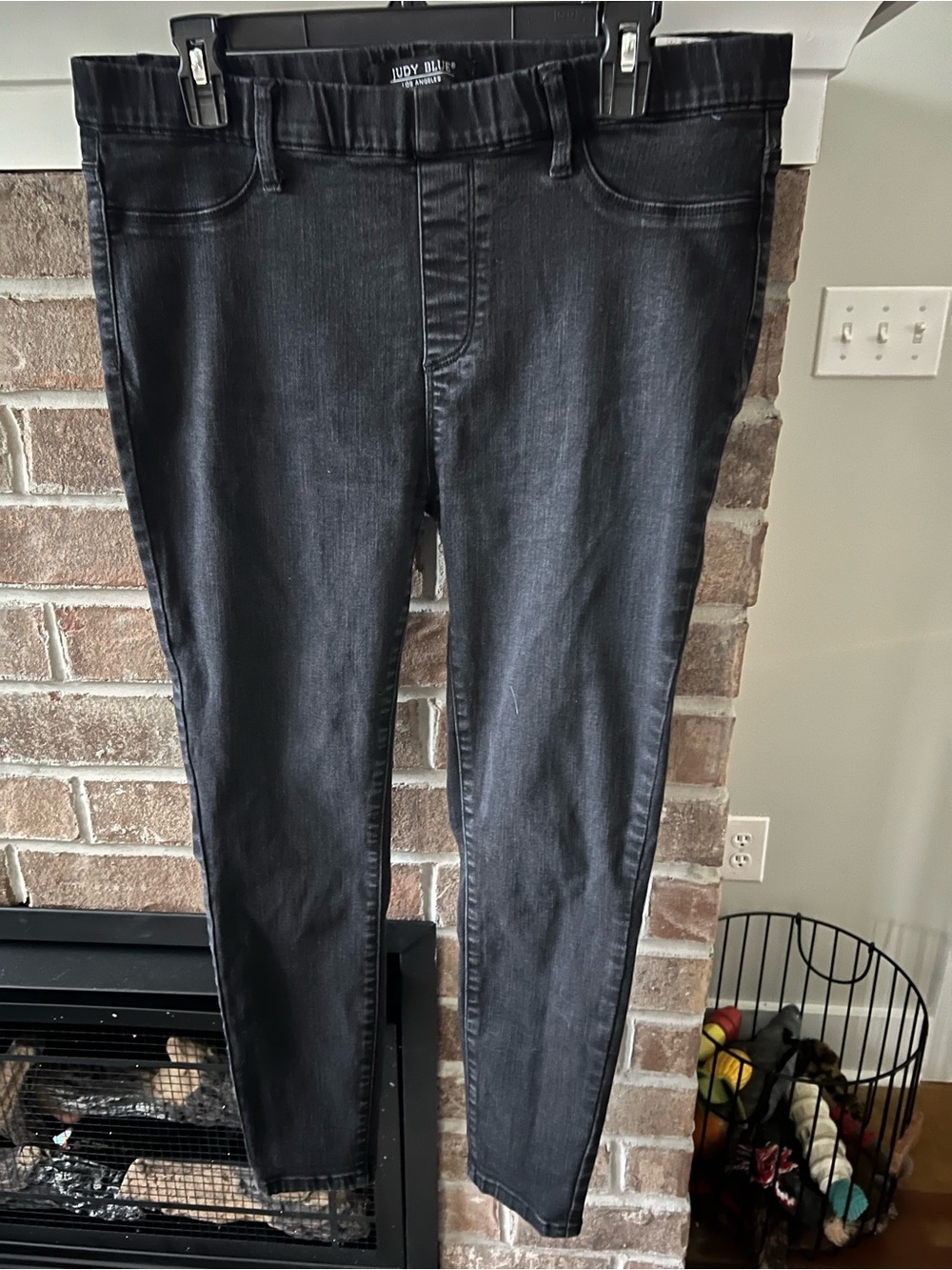 Judy Blue Women's Washed Black Skinny Jeans